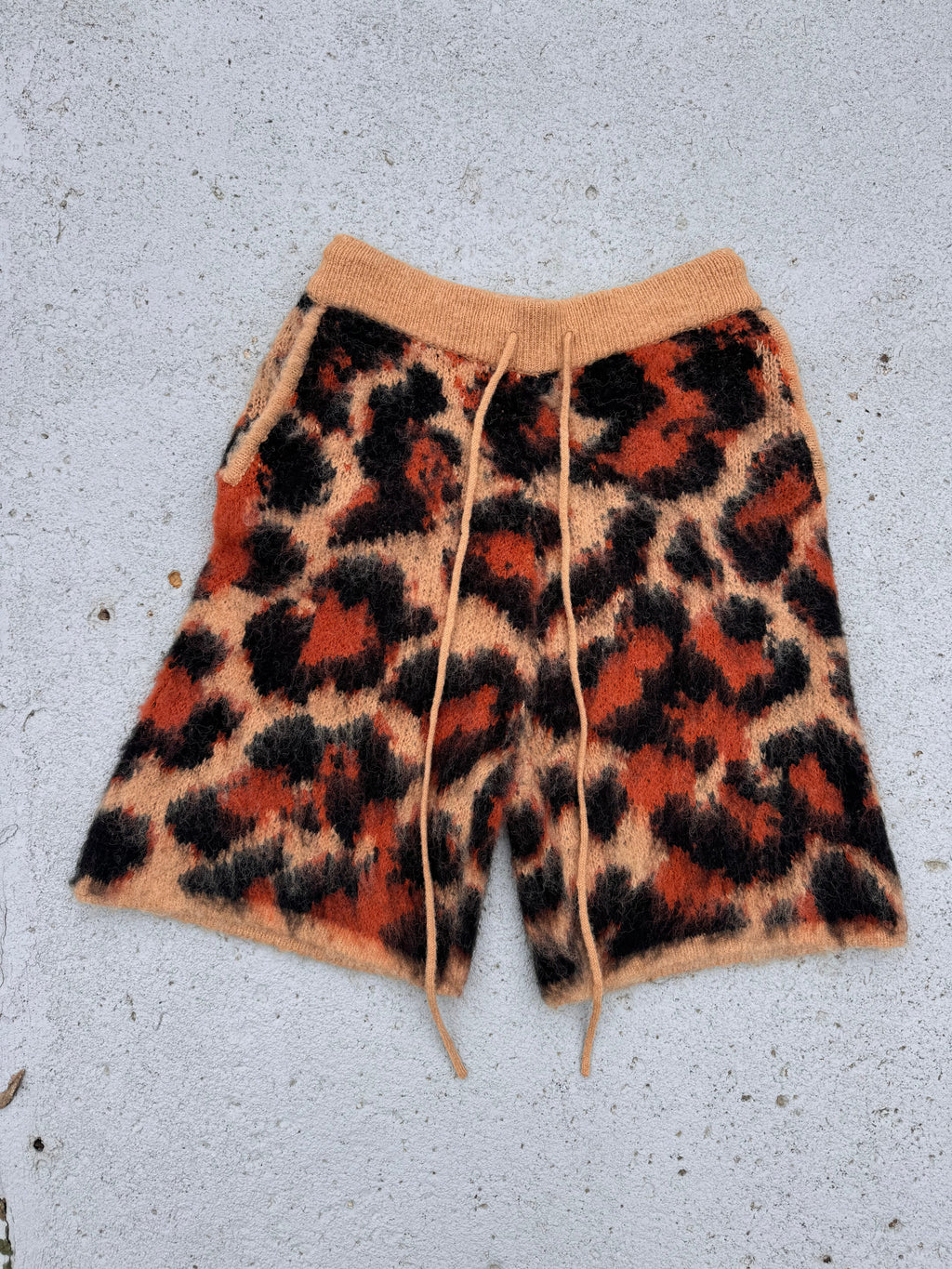 Mohair Cheetah Shorts