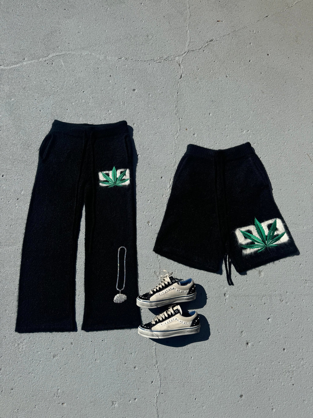 Mohair Straight Leg Pants 420