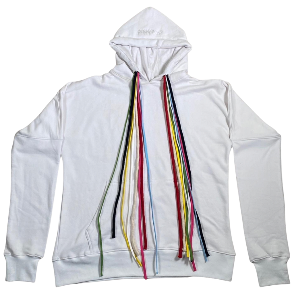 Multicord White Hoodie