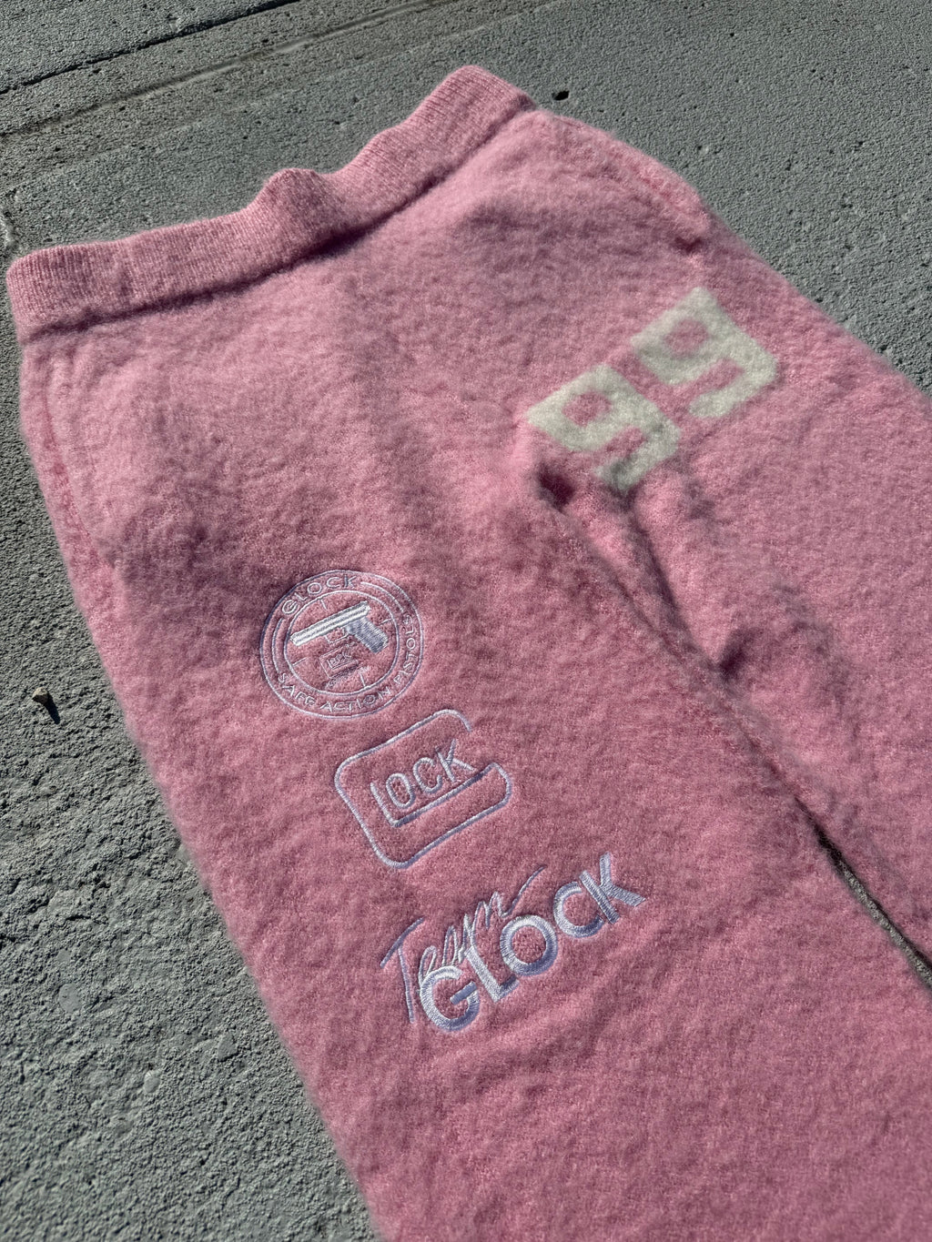 Mohair Pants Pink Tommy Vercetti Collab