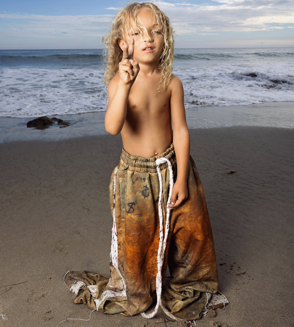 Graffiti Tweed Pants