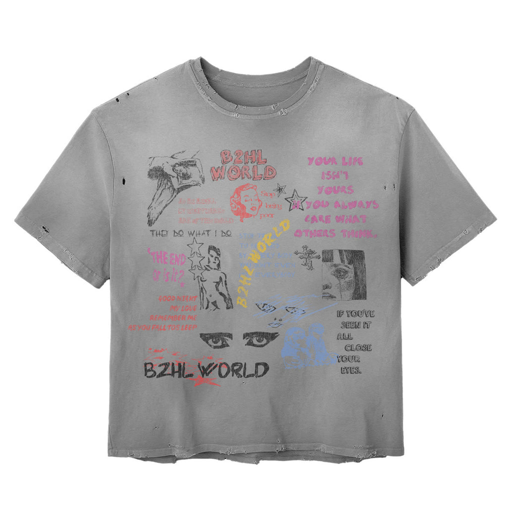 B2HL ROCKSTAR SHXT T-SHIRT - GREY