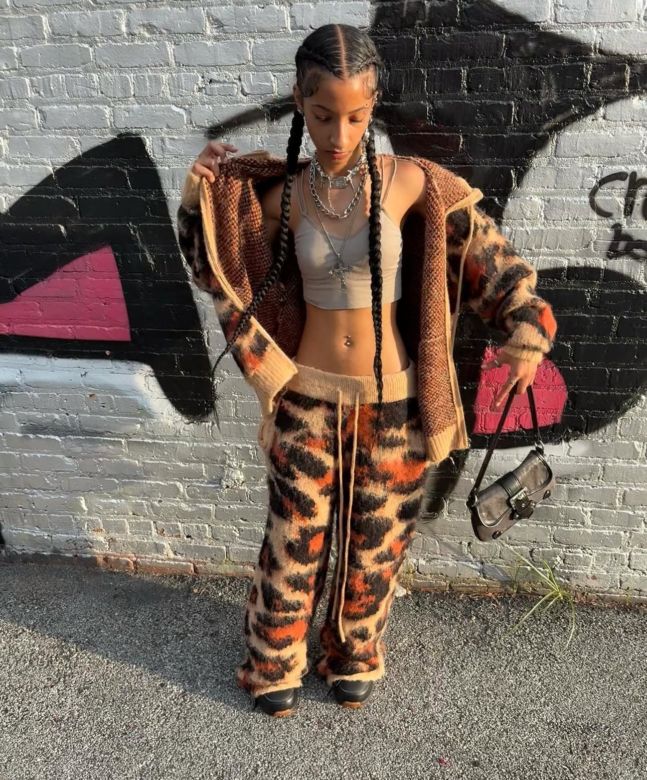 Mohair Cheetah Pants