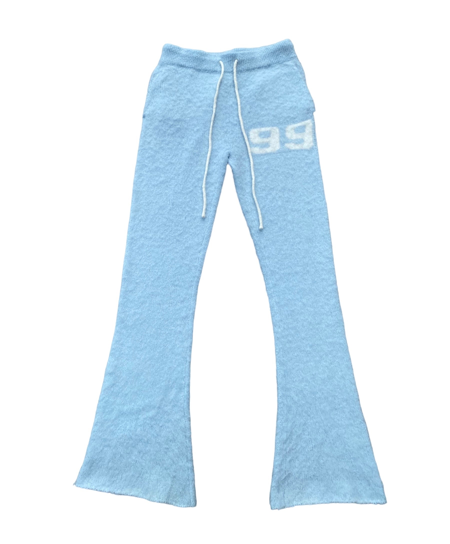 Mohair Pants Baby Blue